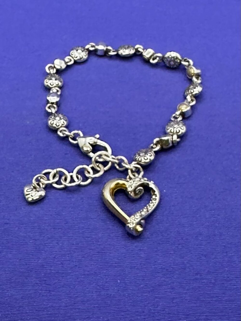Brighton Awakened Heart Silver-Plated Heart Charm Bracelet - Picture 3 of 15